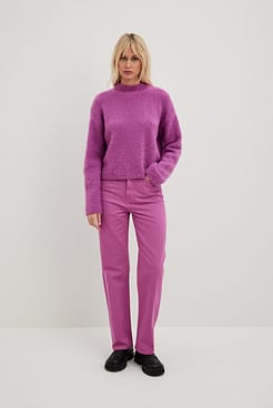 Soft Knitted Sweater Outfit