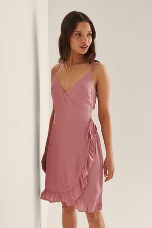 Dusty Pink Robe mini portefeuille