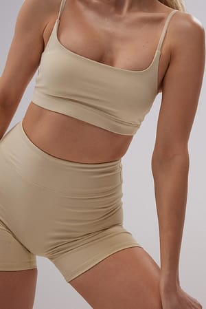 Light Greige Soutien-gorge de sport