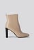 Squared Toe Slim Heel Boots