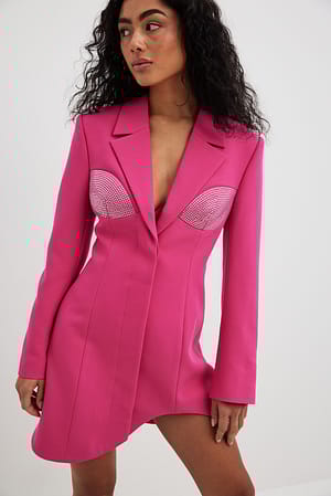 Pink Blazer long