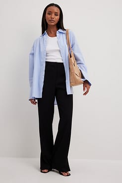 Straight Leg Suit Pants Outfit