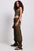 Pantalon cargo avec bretelles