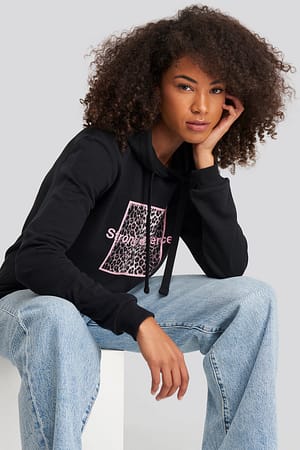 Black Strong and Fierce Hoodie