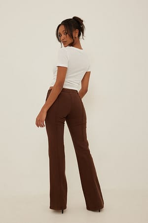 Brown Jean slim taille basse