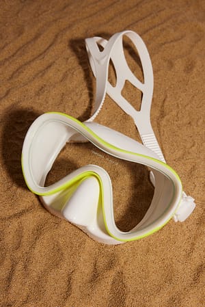 White/Yellow Swim Goggles