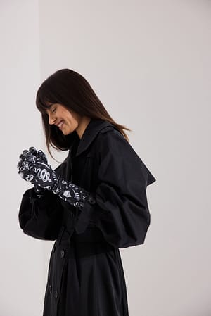 Tattoo Print Black The Tattoo Gloves