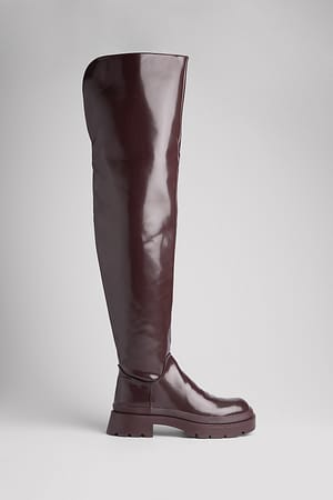 Brown Cuissardes épaisses