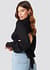 Tie Back Turtle Neck Top