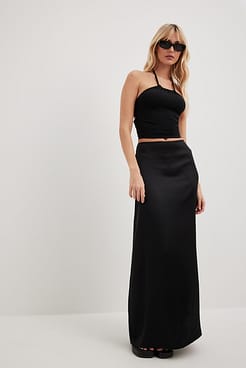 Tie Detail Back Singlet Outfit
