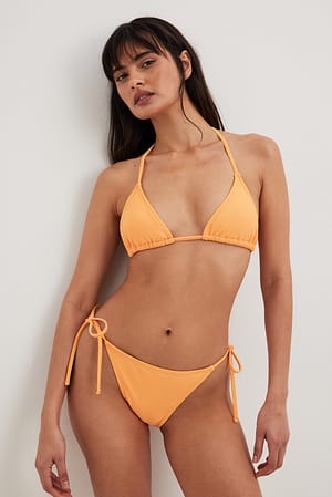 Orange Culotte de bikini nouée