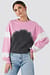 Tie Dye Oversized Cropped Sweatshirt