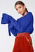 Tied Sleeve Knitted Sweater