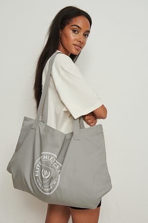 Grey Tote Bag