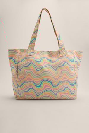 Wavy Stripe Tote Bag