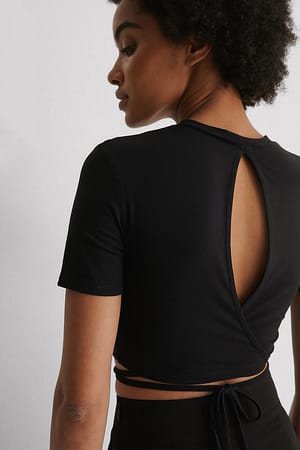 Black Haut bretelles