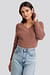 V-Neck Wide Rib Knitted Sweater