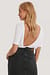 Viscose Deep Back Tee
