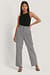 Pantalon Large Pied-De-Poule