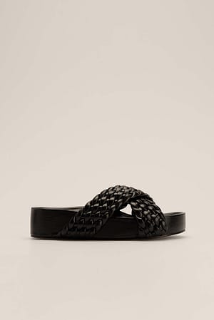 Black Pantoufles