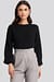 Wool Blend Ribbed Knitted Sweater