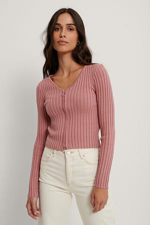 Dusty Pink NA-KD Cardigan