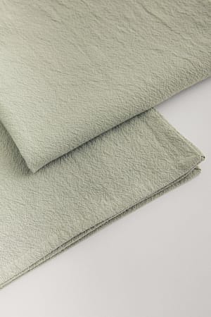 Green/Grey Lot de 2 serviettes de table