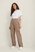 Dusty Brown Jean droit Skater