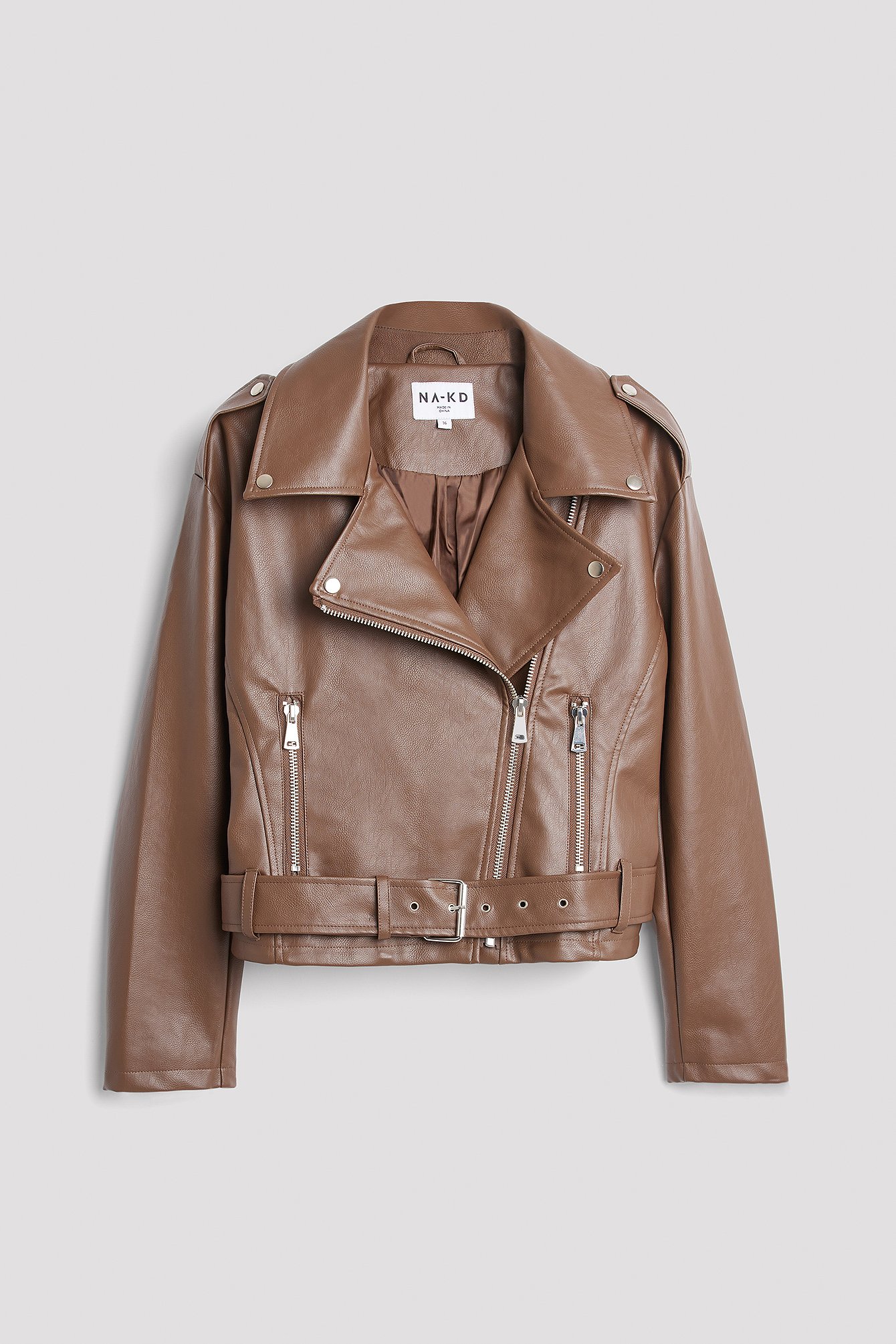 veste motard oversize