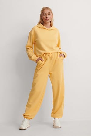 Yellow NA-KD Trend Pantalon de survêtement