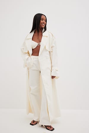 Snow White Trench oversize