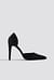 Pointy Faux Suede Pumps