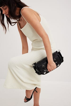 Black Sac baguette à poche