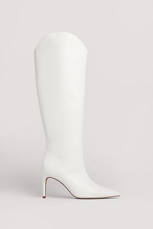 Off White Bottes pointues à talon aiguille