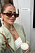 Lunettes de soleil larges au look rétro recyclées