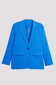 Cobalt Blue Blazer oversize décontracté