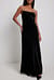 Robe en velours à strass