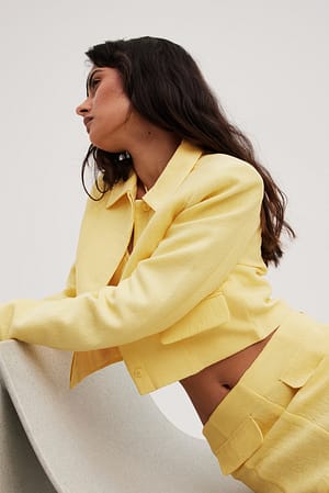 Yellow Veste courte