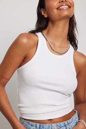 Silver Collier chaîne plaqué argent