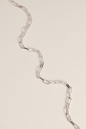 Silver Collier chaîne fin en plaqué argent