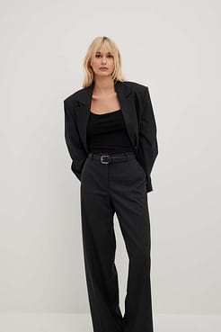 Squared Neck Singlet Outfit