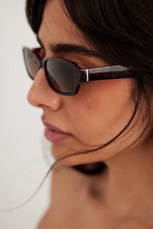 Brown Squared Sunglasses