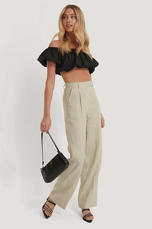 Off Shoulder Puff Top