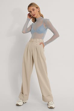 Glittery Long Sleeve Top Outfit
