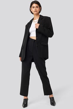 Maxi Oversized Blazer Outfit.