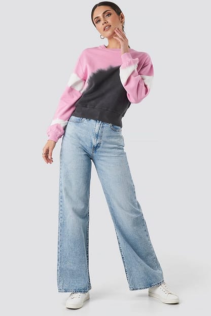 White Tie Dye Long Sleeve T-shirt