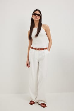 High Neck Ribbed Body Outfit