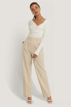 Twisted Front Top Outfit.