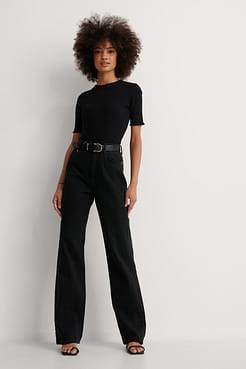 Organic Babylock Ribbed Top Outfit