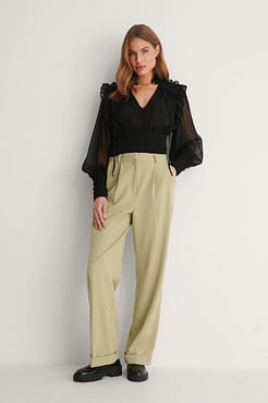 Smocked Waist Blouse